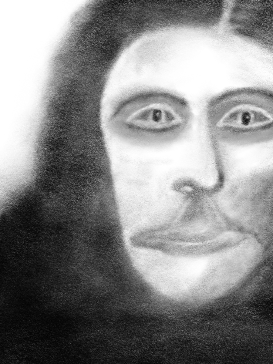An original hand drawn portrait by the world famous artist Art Wicked to be displayed on the Art Wicked Studios official About page.